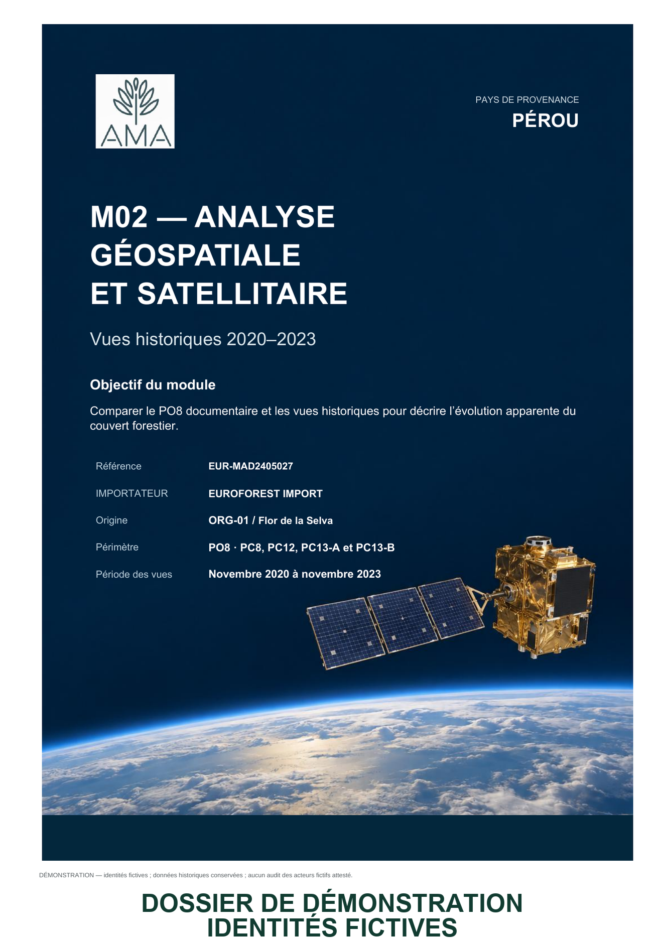 Couverture du rapport AMA d’analyse géospatiale